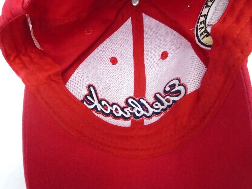 Edelbrock Adjustable Baseball Hat Cap Hot Rod Power Tour 2012 Red Hook & Loop - Picture 6 of 8